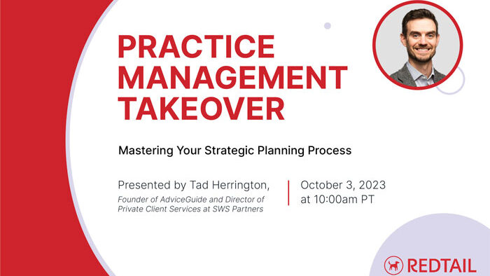 Practice Management Takeover webinar with Tad Herrington