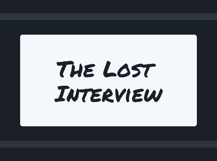 The Lost Interview - Blog Feature